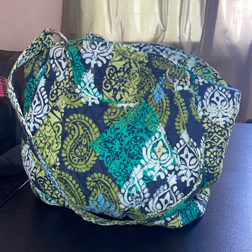 🟦Vera Bradley Island Blooms Shoulder Bag Tote